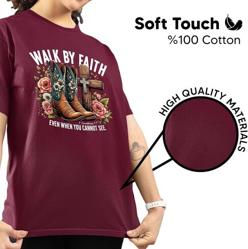 Inspirational Graphic T-Shirt Collection – Faith, Floral & Motivational Designs – Unisex Cotton Tees with Uplifting Messages in Saudi Arabia