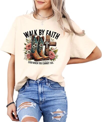 Inspirational Graphic T-Shirt Collection – Faith, Floral & Motivational Designs – Unisex Cotton Tees with Uplifting Messages in Saudi Arabia