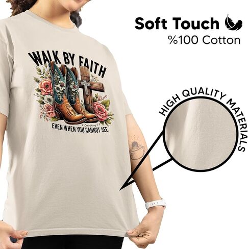Inspirational Graphic T-Shirt Collection – Faith, Floral & Motivational Designs – Unisex Cotton Tees with Uplifting Messages in Saudi Arabia