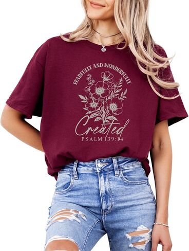 Inspirational Graphic T-Shirt Collection – Faith, Floral & Motivational Designs – Unisex Cotton Tees with Uplifting Messages in Saudi Arabia