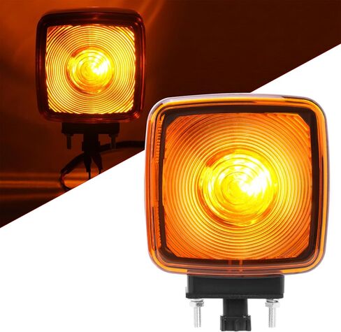 HECASA Turn Signal Light Compatible with 1990-2009 Chevrolet Kodiak GMC Topkick Replacement for P/N 15148648 Yellow Lens Marker Light Truck in Saudi Arabia
