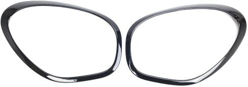 حلقة المصباح الأمامي للسيارة ، غلاف محيط مقطر لـ Mini R60 لـ Cooper Countryman 2011-2016 1PAIR COVER-PIZEL CONCE (Chrome) in Saudi Arabia