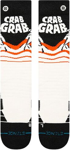 Stance Unisex Crab Grab Mid Poly Snow Cream Large in Saudi Arabia