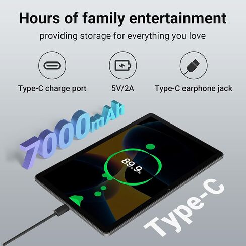 تابلت ApoloSign مقاس 11 بوصة يعمل بنظام Android 14، سعة تخزين 8(4+4) جيجابايت+128 جيجابايت (توسيع إلى 1 تيرابايت)، وحدة معالجة مركزية ثماني النواة، شاشة كبيرة مقاس 11 بوصة، 7000 مللي أمبير في الساعة، مكبرات صوت ستيريو مزدوجة، 5G WiFi، كاميرات مزدوجة 5+8 م in Saudi Arabia