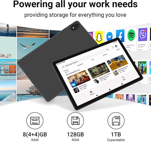 تابلت ApoloSign مقاس 11 بوصة يعمل بنظام Android 14، سعة تخزين 8(4+4) جيجابايت+128 جيجابايت (توسيع إلى 1 تيرابايت)، وحدة معالجة مركزية ثماني النواة، شاشة كبيرة مقاس 11 بوصة، 7000 مللي أمبير في الساعة، مكبرات صوت ستيريو مزدوجة، 5G WiFi، كاميرات مزدوجة 5+8 م in Saudi Arabia