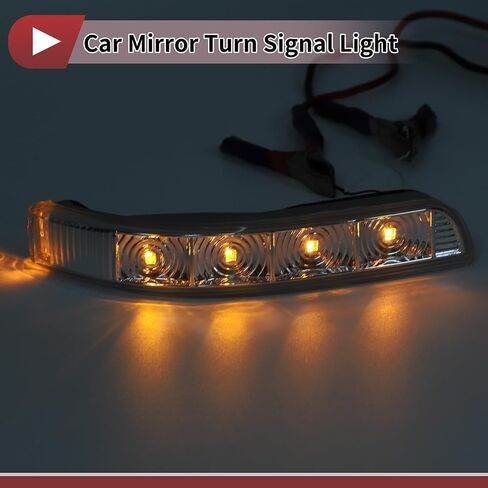 1 Pc Car Mirror Turn Signal Light for KIA Sorento 2009-2014 Right Gray Clear Plastic in Saudi Arabia