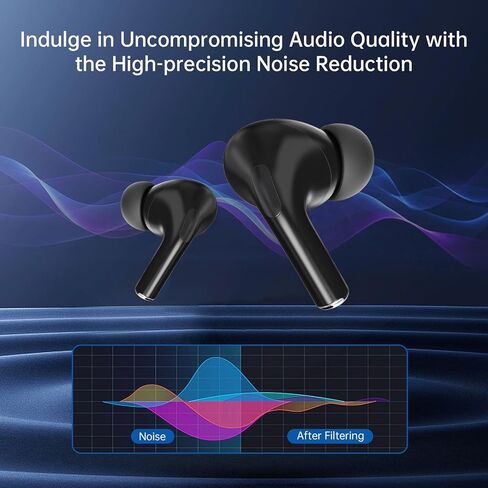 AI Language Translator Earbuds,144 Languages Bluetooth Translator Device and Accents 8 Offline Language Translation, Two-Way Translator Earphones for Language Learning/Travel/Business in Saudi Arabia