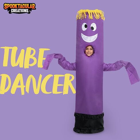 إبداعات spooktacular أزياء قابلة للنفخ للأطفال الراقصة الراقصة أنبوب رجل ممدد أزياء الرجل in Saudi Arabia