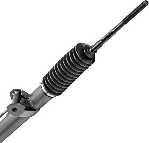 Detroit Axle - FWD Rack and Pinion لعام 2007-2017 Jeep Patriot Compass Dodge Caliber ، رف التوجيه الكامل للسلطة واستبدال Assembly 2008 2009 2010 2012 2013 2015 2015 2015 2015 in Saudi Arabia