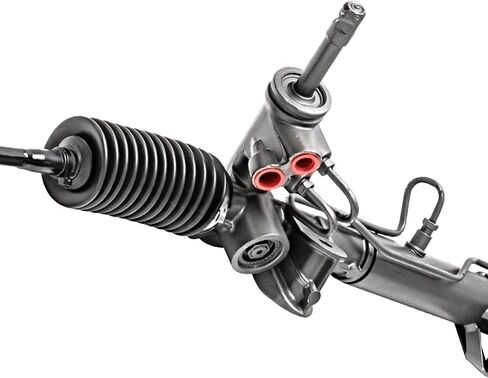Detroit Axle - FWD Rack and Pinion لعام 2007-2017 Jeep Patriot Compass Dodge Caliber ، رف التوجيه الكامل للسلطة واستبدال Assembly 2008 2009 2010 2012 2013 2015 2015 2015 2015 in Saudi Arabia