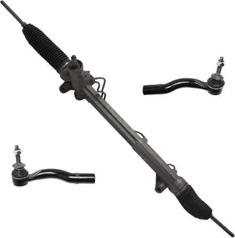 Detroit Axle - Front Rack and Pinion Kit for 03-08 Grand Marquis 03-07 Lincoln Town Car Ford Crown Victoria Mercury Marauder, 1 Power Steering Rack & Pinion 2 Outer Tie Rod Ends Replacement in Saudi Arabia