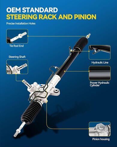 رف التوجيه Philtop Power وترس متوافق مع Honda Accord 1995-1997 2.7L ، Acura CL 1997-1999 in Kuwait