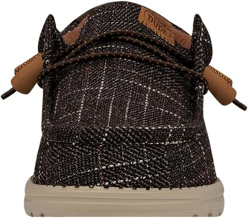 Hey Dude Wally Plaid Navy Size 8 | Men’s Shoes | Men's Slip-on Loafers | Comfortable & Light-Weight in Saudi Arabia