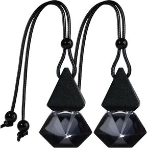 Luxury Perfume Scented Car Air Freshener for Summer - Hanging Essential Oil Diffuser with 90-Day Long-Lasting Fragrance, Non-Toxic & Eco, Premium Gift for Men/Women(Pure white linen Scent, 2 x 8ml) in Kuwait