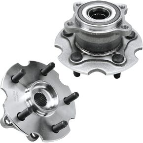 Detroit Axle - AWD الخلفي محمل العجلات المحامل لعام 2006-2018 Toyota RAV4 LEXUS NX200T NX300 NX300H ، Pair Wheel Hub and Bearings 2007 2008 2008 2010 2014 2014 2015 2015 2015 2017 Replace in Saudi Arabia