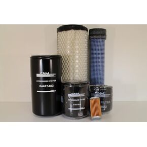CNH New-Holland TC25D TC27D TC29D TC29DA TC30 TC33D OEM Filter Kit - Synthetic Fibers - Tractor, Heavy Machinery Compatible - Oil Filter Kit in Saudi Arabia