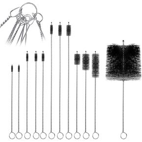 12 Pcs Engine Brush Kit Car Engine Brush Cleaning Kit Long Nylon Brushes for Auto Cleaning in Kuwait