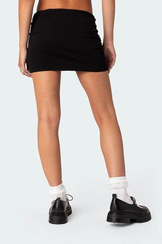 LILTWIST Womens Y2k Low Rise Mini Skirt Sexy Stretch Tight Solid Aesthetic Skirt Cute Going Out Club Micro Skirts Streetwear in Kuwait