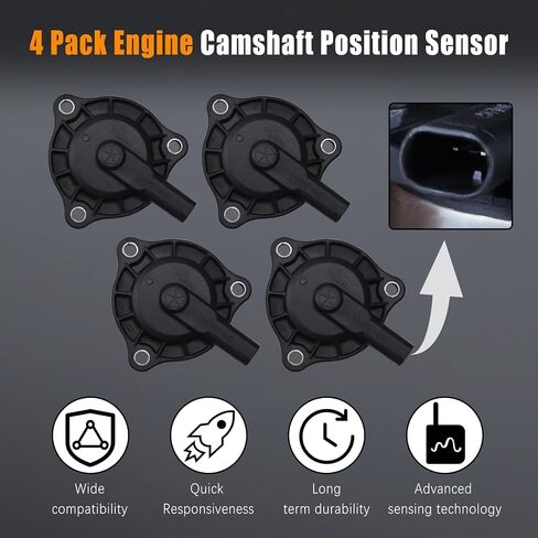 5184101AF 4 Pack Engine Camshammammammam Cam Phaser Actuator Sensor Fit for Chrysler 200 300 for Dodge for Jeep for RAM 3.6L 2011-2021 5184101AG ، 05184101AH ، 05184101AG ، 05184101AF ، 918-803 ، VVT319 in Saudi Arabia
