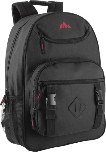 24 Pack Back Backpacks Backpacks for College و Hiking و Onslessed Adults التبرع بكميات كبيرة ، مع الأشرطة المبطنة (حزمة ألوان الذكور) in Kuwait