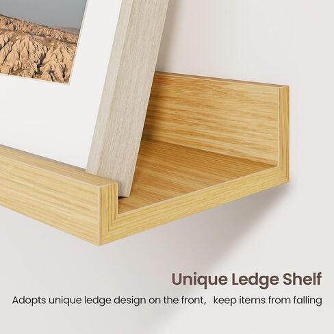 Axeman 30 Inch Floating Shelves | White Picture Ledge Shelf Set of 3 | Rustic Wood Wall Shelves with Lip | 30" White Picture Shelf for Wall with Ledge | Photo Shelves in Saudi Arabia