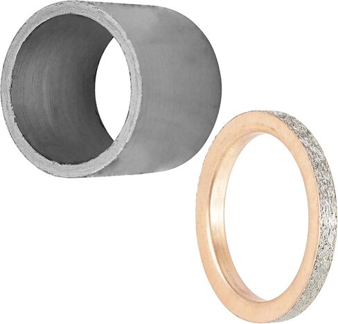 Caltric Muffler Pipe Gaskets Compatible with Yamaha Big Bear 350 Yfm350Fw 4X4 1987-1999 in Saudi Arabia