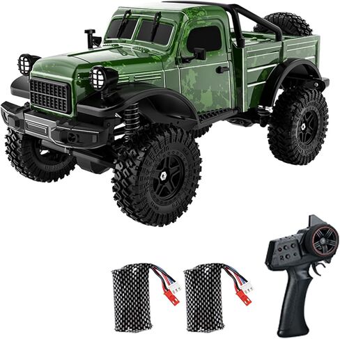 شاحنة بيك آب RC ، C8813 Dodge Pickup ، 1:18 المقياس جميع الزاحف جميع التضاريس عن بعد ، سيارة صخرية على الطرق الوعرة 2.4 جيجا هرتز مع إطار سبيكة ، امتصاص الصدمات ، 45 درجة هدايا لتسلق الأطفال in Kuwait