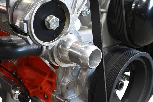 LS Gen 3 Billet Aluminum Male Barb Straight Thermostat Housing Water Neck Adapter Made in USA 5.3 5.7 6.0 LS1 LS2 LD6 LM7 LQ4 LQ9 551836-LS1ST in Saudi Arabia