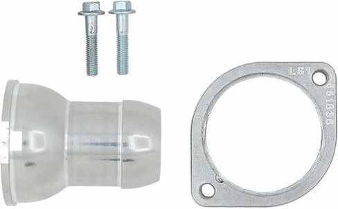 LS Gen 3 Billet Aluminum Male Barb Straight Thermostat Housing Water Neck Adapter Made in USA 5.3 5.7 6.0 LS1 LS2 LD6 LM7 LQ4 LQ9 551836-LS1ST in Saudi Arabia