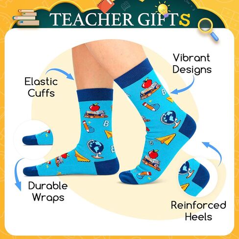 HAPPYPOP Firefighter Teacher Appreciation Gifts - Teacher Fireman Coach Lawyer Socks for Women Men in Kuwait