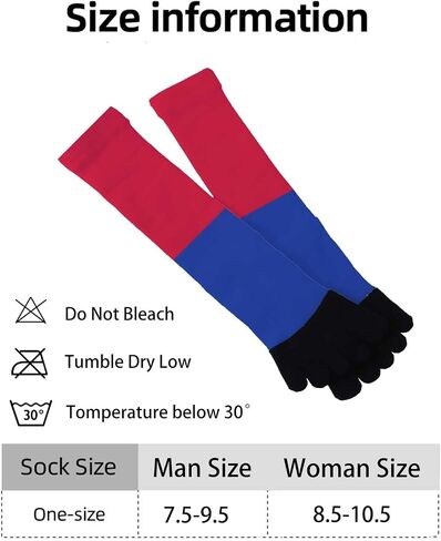 Funny Toe Socks for Men and Women, Novelty Long 5 Finger for Running, Anti Blister, One Size Fits All, Unisex in Saudi Arabia