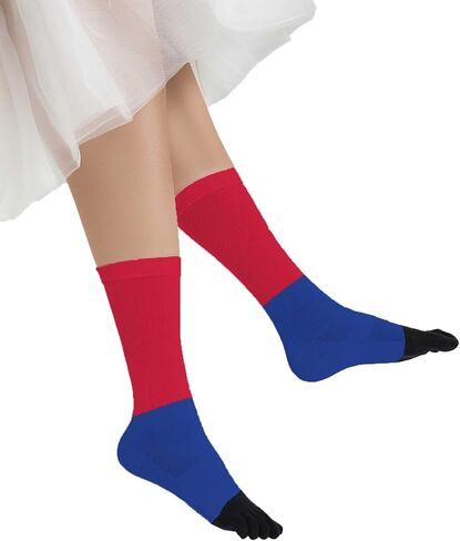 Funny Toe Socks for Men and Women, Novelty Long 5 Finger for Running, Anti Blister, One Size Fits All, Unisex in Saudi Arabia