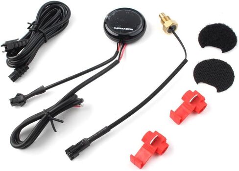 SIKUAI 1 pcs LCD Digital Thermometer Temperature Gauge LCD Digital Thermometer Water Temperature Sensor Gauge Display for Motorcycle in Kuwait