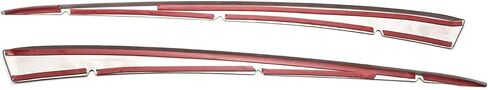 Xotic Tech Front Grille Insert Center Hood Stripe Cover Trim, Red Stainless Steel, Compatible with Camry SE XSE 2018-2024 in Saudi Arabia
