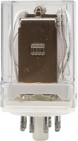 JTX-2C COLLUGAGNETIC RELAY ، 220VAC ، 8-PIN ، DPDT 10A تصنيف التلامس ، غطاء الغبار الواضح (6VDC) in Saudi Arabia