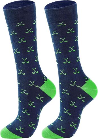 American Trends Golf Socks for Men Funny Sock Golf Gifts for Golfer Accessories for Men Novelty Socks in Saudi Arabia