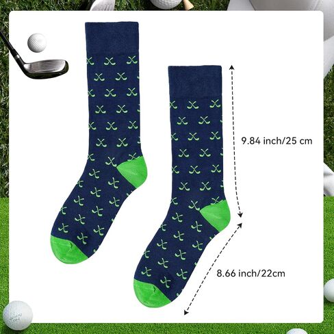 American Trends Golf Socks for Men Funny Sock Golf Gifts for Golfer Accessories for Men Novelty Socks in Saudi Arabia