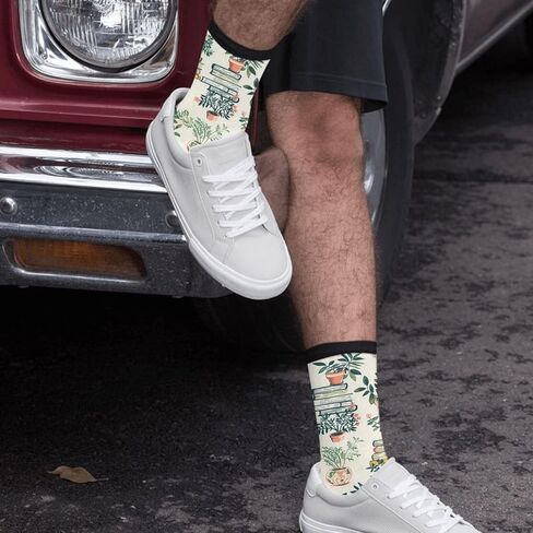 WOAIDY Men's Holiday Novelty Crew Socks, Soft Funny Dress Socks for Him in Kuwait