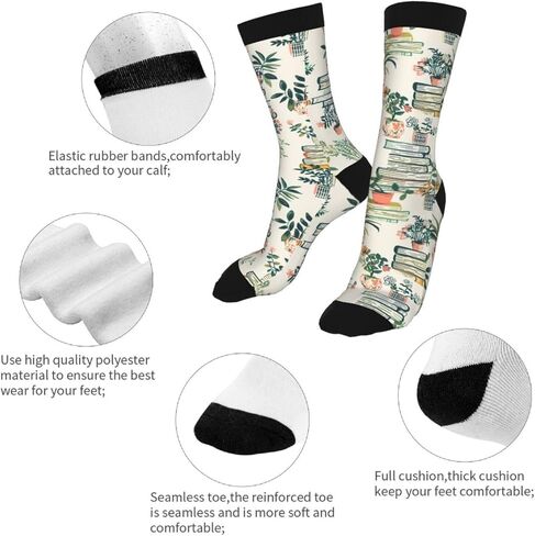 WOAIDY Men's Holiday Novelty Crew Socks, Soft Funny Dress Socks for Him in Kuwait