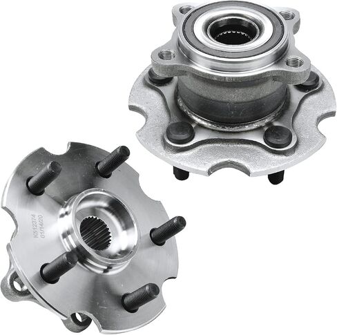 Detroit Axle - AWD الخلفي محمل العجلات المحامل لعام 2006-2018 Toyota RAV4 LEXUS NX200T NX300 NX300H ، Pair Wheel Hub and Bearings 2007 2008 2008 2010 2014 2014 2015 2015 2015 2017 Replace in Saudi Arabia