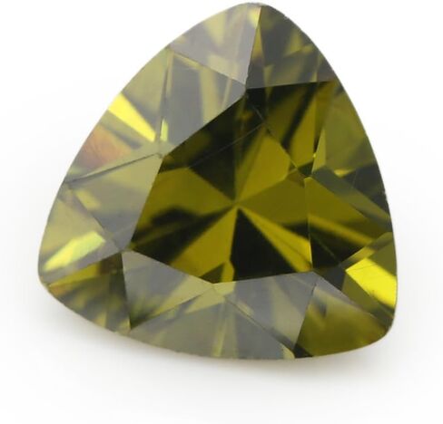 Jiangyuangems 20pcs 6x6mm 5a تريليون شكل شكل تنزانيت لون الزركونيا الحجارة الحجارة الحجرية تشيك ستونج in Kuwait
