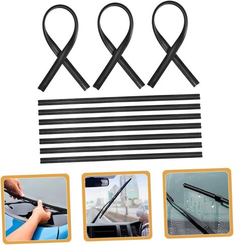 تمديد ممسحة ممسحة السيارة: 10pcs الزجاج الأمامي ممسحة شرائح المطاط استبدال استبدال in Kuwait