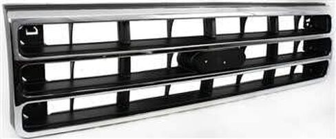 Garage-Pro Grille Assembly Compatible with FORD F-SERIES 1989-1991 Chrome Shell/Painted-Dark Argent Insert in Saudi Arabia