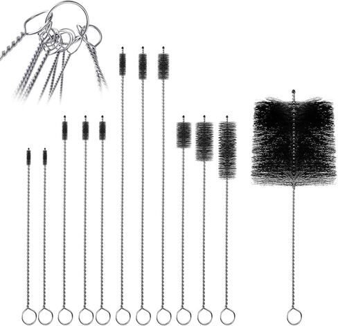 12 Pcs Engine Brush Kit Car Engine Brush Cleaning Kit Long Nylon Brushes for Auto Cleaning in Saudi Arabia