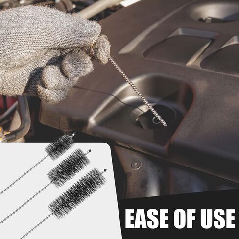 12 Pcs Engine Brush Kit Car Engine Brush Cleaning Kit Long Nylon Brushes for Auto Cleaning in Saudi Arabia
