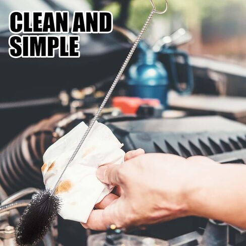12 Pcs Engine Brush Kit Car Engine Brush Cleaning Kit Long Nylon Brushes for Auto Cleaning in Saudi Arabia