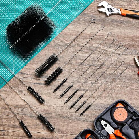 12 Pcs Engine Brush Kit Car Engine Brush Cleaning Kit Long Nylon Brushes for Auto Cleaning in Saudi Arabia