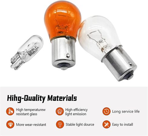 Brake Light Bulb Fit for Benz W204 C-Class C250 C300 C350 C63 AMG 2008-2012 2014-2015, Tail Light Turn Signal Bulb for 2048201600 2048201500 in Kuwait