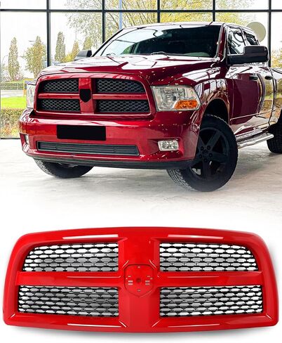 جميع Chrome Front Grille Assembly لعام 2013-2018 RAM 2500 3500 HD Laramie Style Pickup Bumper Grill in Kuwait