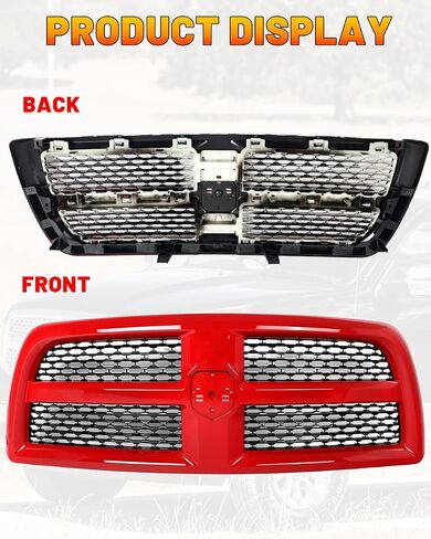 جميع Chrome Front Grille Assembly لعام 2013-2018 RAM 2500 3500 HD Laramie Style Pickup Bumper Grill in Kuwait